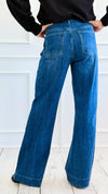 Constellation Denim Pants-100 Pants-SASU UNICORN-Coastal Bloom Boutique, find the trendiest versions of the popular styles and looks Located in Indialantic, FL