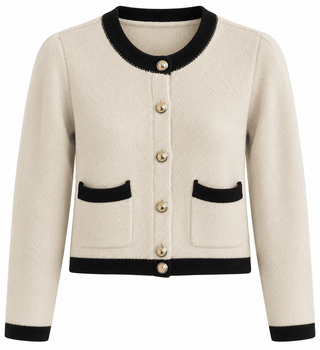 Contrast Trim Jacket