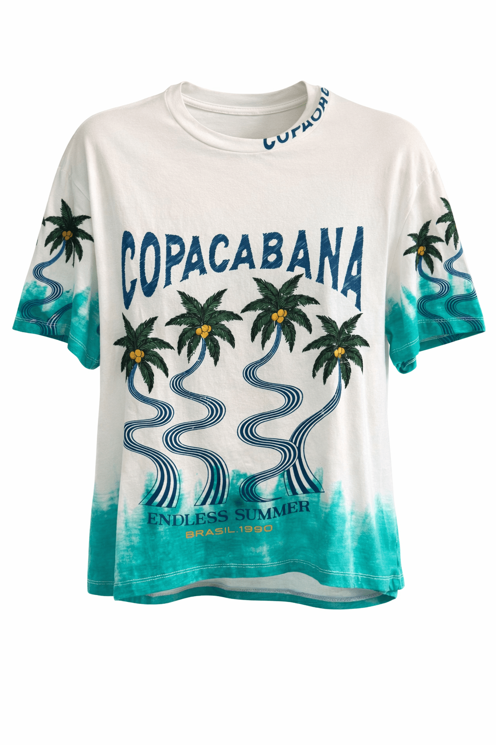 Copacabana Coast Graphic Italian Top