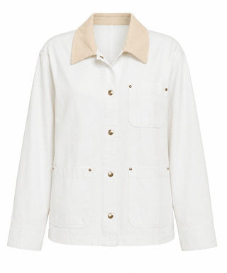 Corduroy Collar Utility Jacket