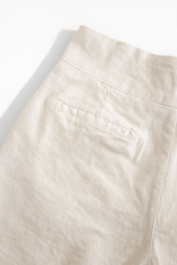 Couture Ease Italian Pant- Cream