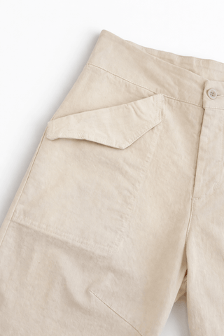 Couture Ease Italian Pant- Cream