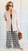 Cozy Appeal Knit Cardigan Vest-160 Jackets-Cozy Co-Coastal Bloom Boutique, find the trendiest versions of the popular styles and looks Located in Indialantic, FL