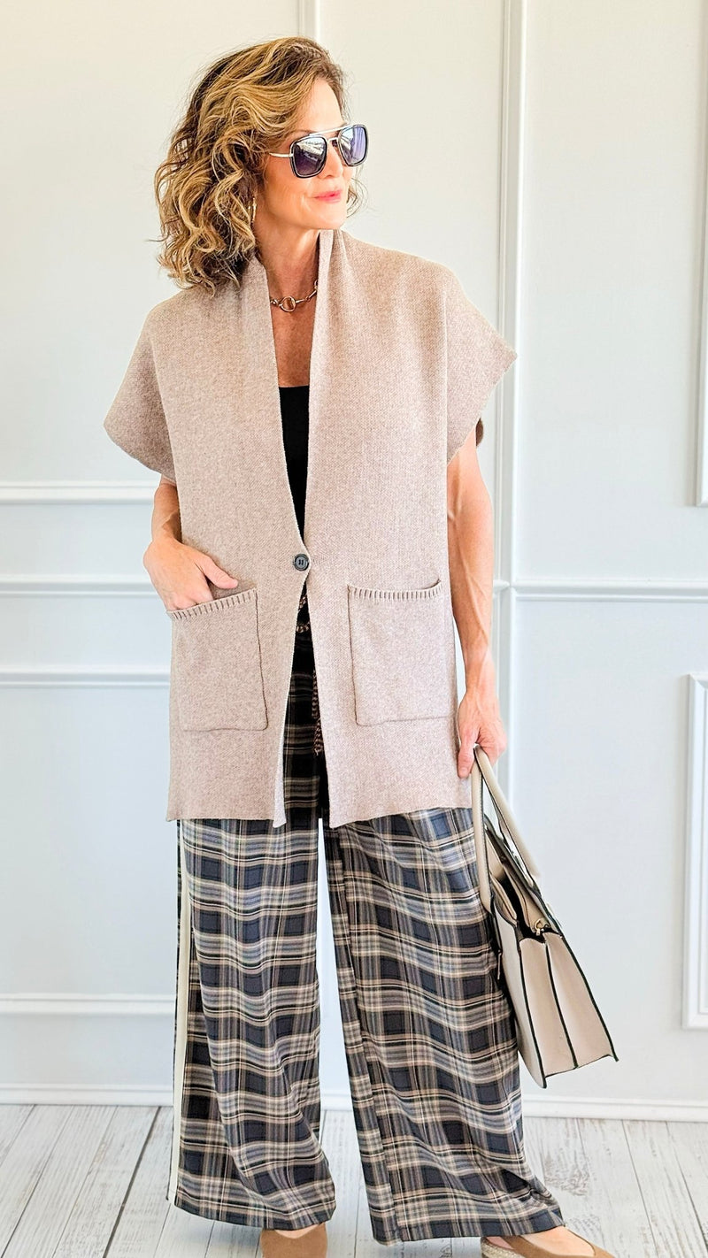 Cozy Appeal Knit Cardigan Vest-160 Jackets-Cozy Co-Coastal Bloom Boutique, find the trendiest versions of the popular styles and looks Located in Indialantic, FL
