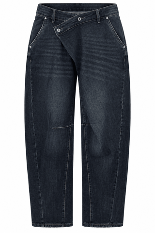 Cross Over Barrel Jean