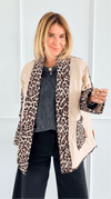 Crown Bejeweled Italian Quilted Jacket-160 Jackets-Italianissimo-Coastal Bloom Boutique, find the trendiest versions of the popular styles and looks Located in Indialantic, FL