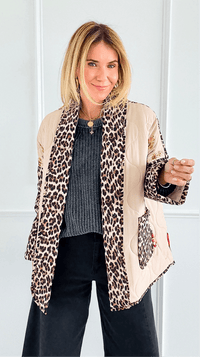 Crown Bejeweled Italian Quilted Jacket-160 Jackets-Italianissimo-Coastal Bloom Boutique, find the trendiest versions of the popular styles and looks Located in Indialantic, FL