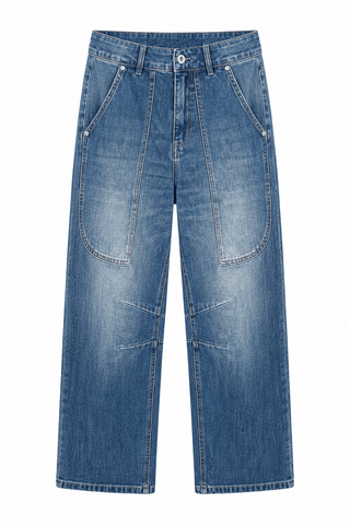 Curve Pocket Utility Jeans
