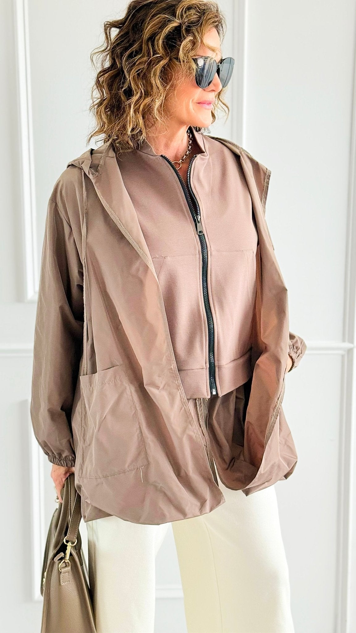 Daily Venture Italian Jacket-160 Jackets-ACQUA & LIMONE-Coastal Bloom Boutique, find the trendiest versions of the popular styles and looks Located in Indialantic, FL