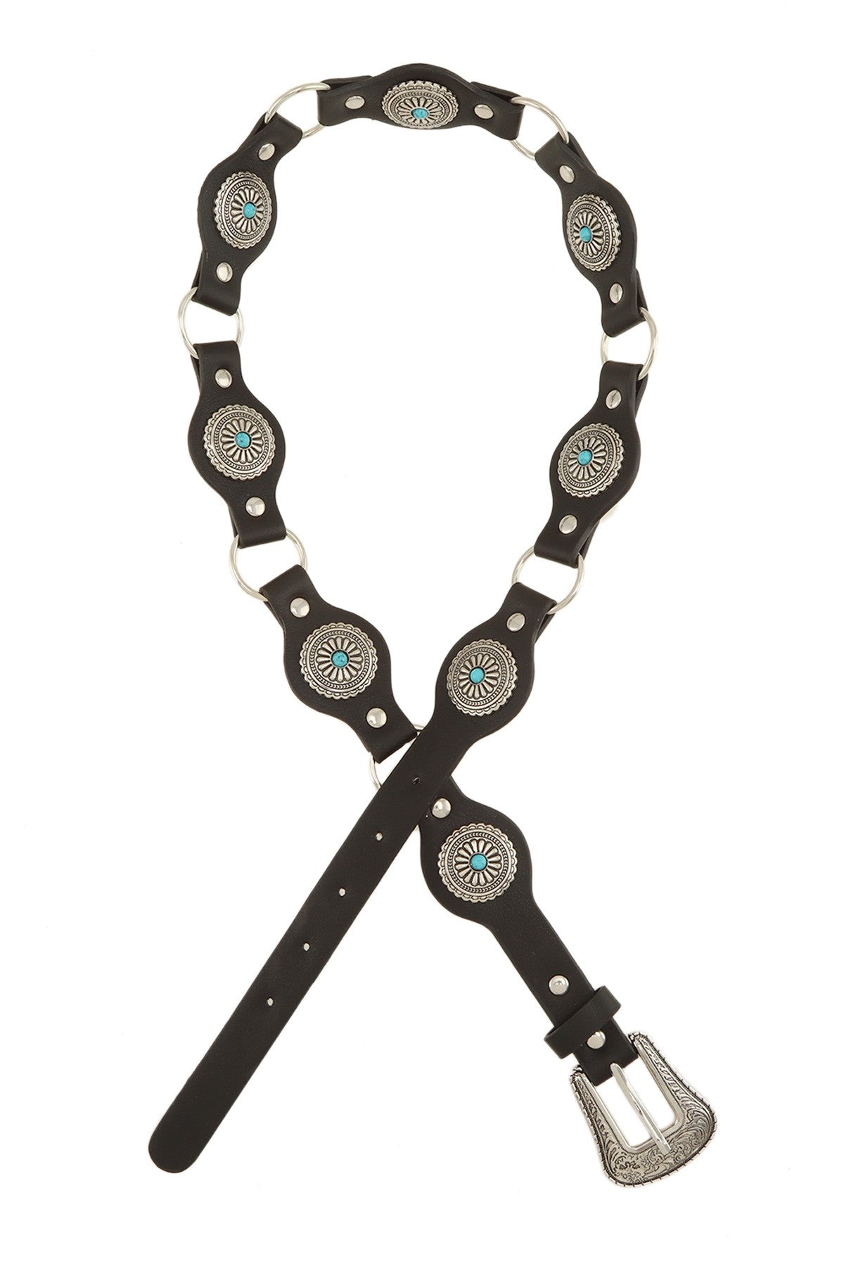 Daisy Drama Statement Belt - Black-260 Other Accessories-ICCO ACCESSORIES-Coastal Bloom Boutique, find the trendiest versions of the popular styles and looks Located in Indialantic, FL