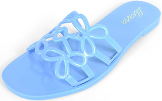 Daisy Jelly Slide - Blue