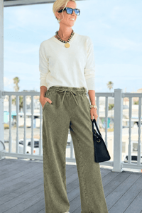 Daydream Lounge Pants -Dark Olive