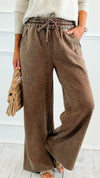 Daydream Lounge Pants - Mocha-100 Pants-Zenana-Coastal Bloom Boutique, find the trendiest versions of the popular styles and looks Located in Indialantic, FL