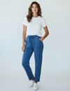 Daydream Patch Pocket Pant - Blue-100 Pants-MONO B-Coastal Bloom Boutique, find the trendiest versions of the popular styles and looks Located in Indialantic, FL