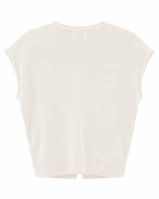Daydreaming Knit Button Top - Ivory