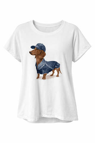 Denim Darling Pup Italian Tee