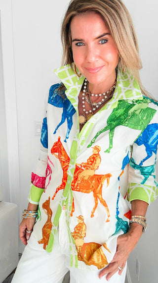 Derby Days Italian Hampton Blouse