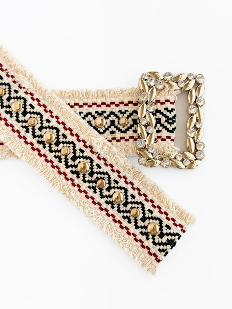 Desert Mirage Embroidered Belt-260 Other Accessories-POL-Coastal Bloom Boutique, find the trendiest versions of the popular styles and looks Located in Indialantic, FL