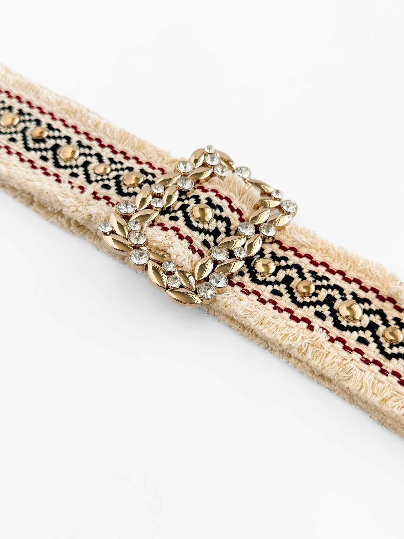 Desert Mirage Embroidered Belt-260 Other Accessories-POL-Coastal Bloom Boutique, find the trendiest versions of the popular styles and looks Located in Indialantic, FL