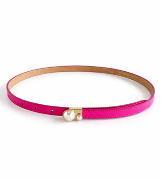 Diva Detail Leather Italian Belt