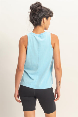 Driftstone Mineral Wash Tank - Blue