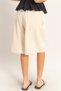 Driftwood Cotton Lounge Short - Oatmeal