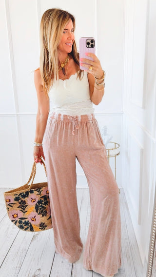 Driftwood Daydream Pants - Dark Taupe