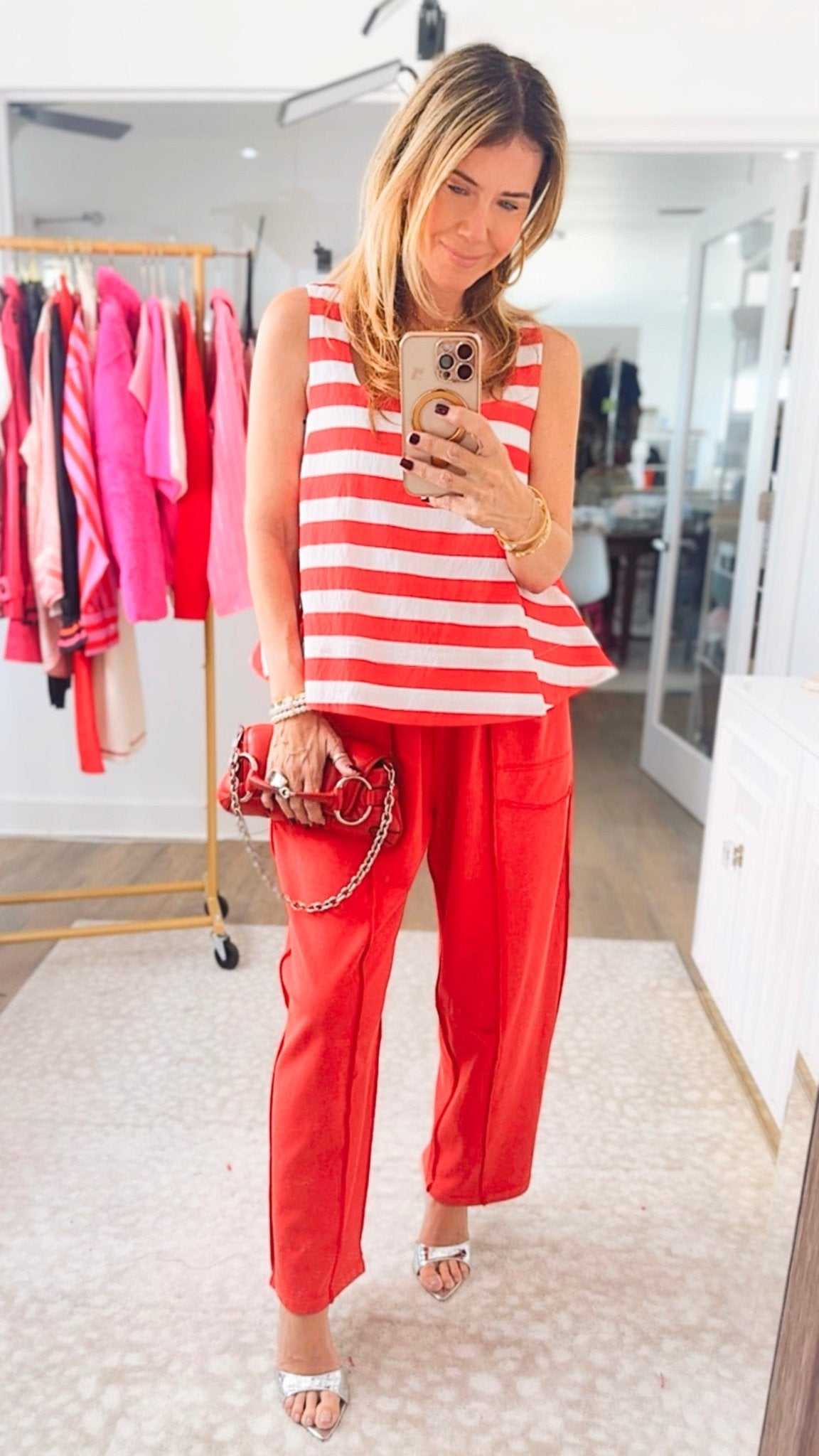 Easy Breeze Swing Top - Red