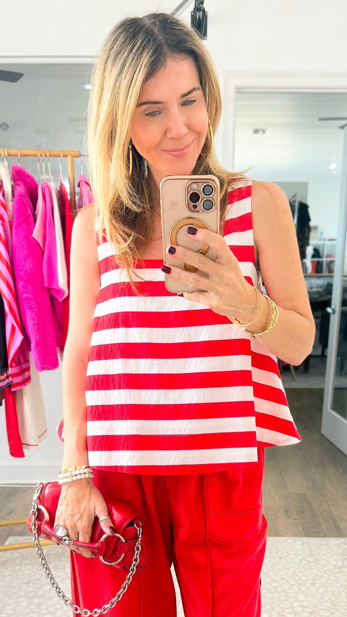 Easy Breeze Swing Top - Red