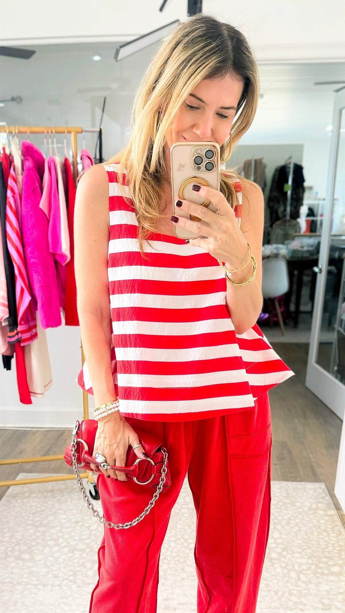 Easy Breeze Swing Top - Red