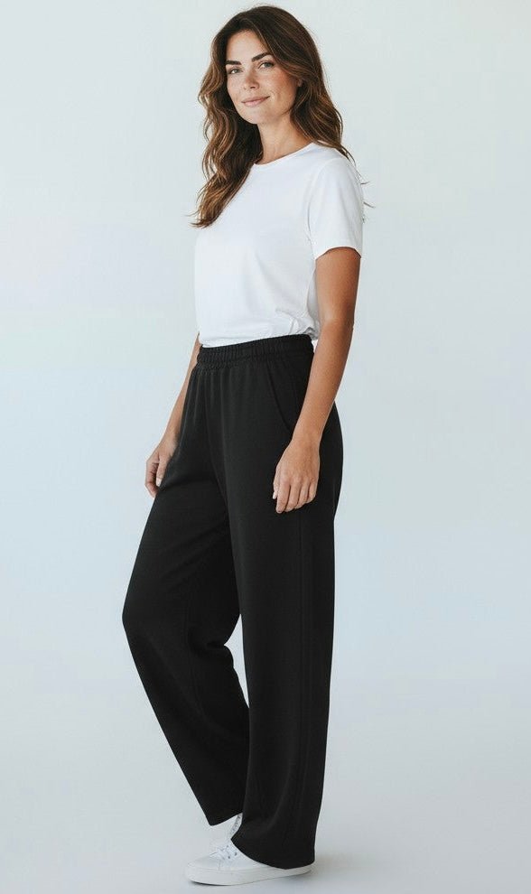 Easy Days Relaxed Fleece Pants-100 Pants-Mono B-Coastal Bloom Boutique, find the trendiest versions of the popular styles and looks Located in Indialantic, FL