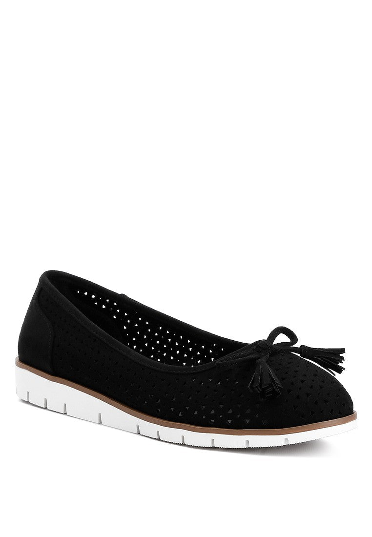 Easy Elegance Flats - Black