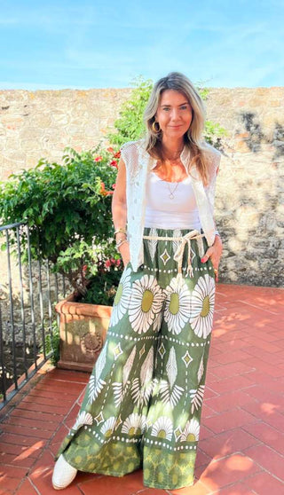 Easy Escape Italian Palazzo Pant