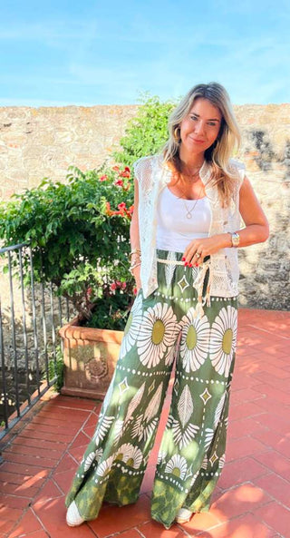 Easy Escape Italian Palazzo Pant