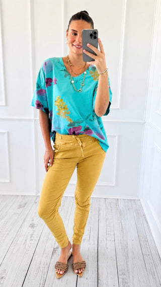 Easy Street Joggers- Mustard