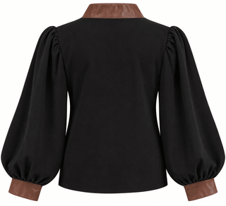 Edge of Chic Faux Suede Top