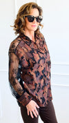 Edge Of Lace Italian Button Top-110 Long Sleeve Tops-TATTOO Z-Coastal Bloom Boutique, find the trendiest versions of the popular styles and looks Located in Indialantic, FL