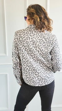 Eileen Fall Shacket - Leopard-110 Long Sleeve Tops-Rosio-Coastal Bloom Boutique, find the trendiest versions of the popular styles and looks Located in Indialantic, FL