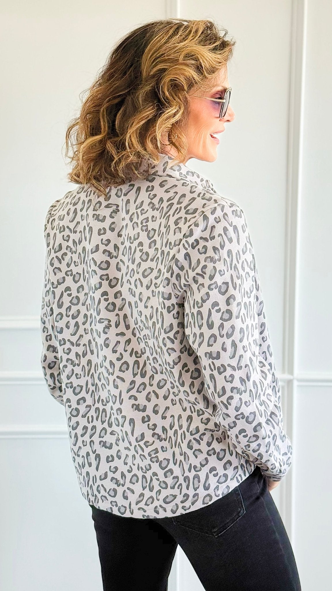 Eileen Fall Shacket - Leopard-110 Long Sleeve Tops-Rosio-Coastal Bloom Boutique, find the trendiest versions of the popular styles and looks Located in Indialantic, FL