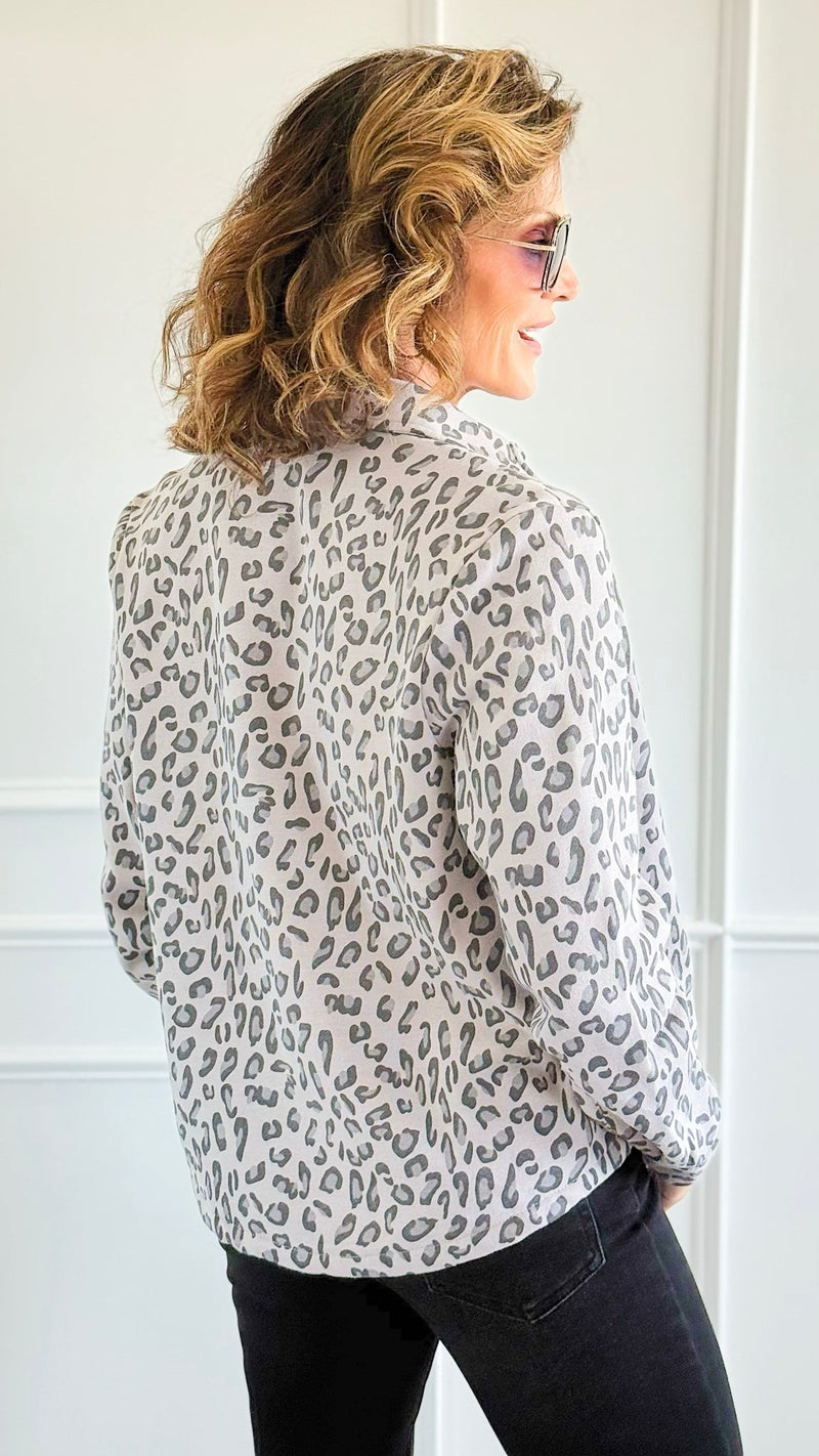 Eileen Fall Shacket - Leopard-110 Long Sleeve Tops-Rosio-Coastal Bloom Boutique, find the trendiest versions of the popular styles and looks Located in Indialantic, FL