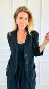 Eileen Knit Blazer-160 Jackets-Mono B-Coastal Bloom Boutique, find the trendiest versions of the popular styles and looks Located in Indialantic, FL