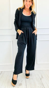 Eileen Uptown Ease Knit Pants-100 Pants-Mono B-Coastal Bloom Boutique, find the trendiest versions of the popular styles and looks Located in Indialantic, FL