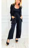 Eileen Uptown Ease Knit Pants-100 Pants-Mono B-Coastal Bloom Boutique, find the trendiest versions of the popular styles and looks Located in Indialantic, FL