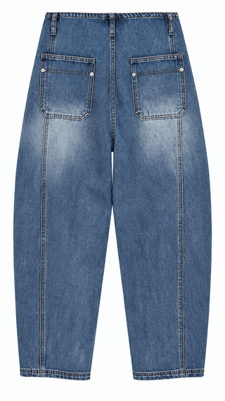 Elegant Barrel Leg Jeans
