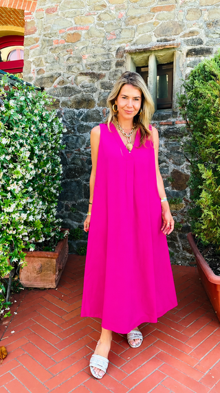 Endless Summer Italian V-Neck Dress
