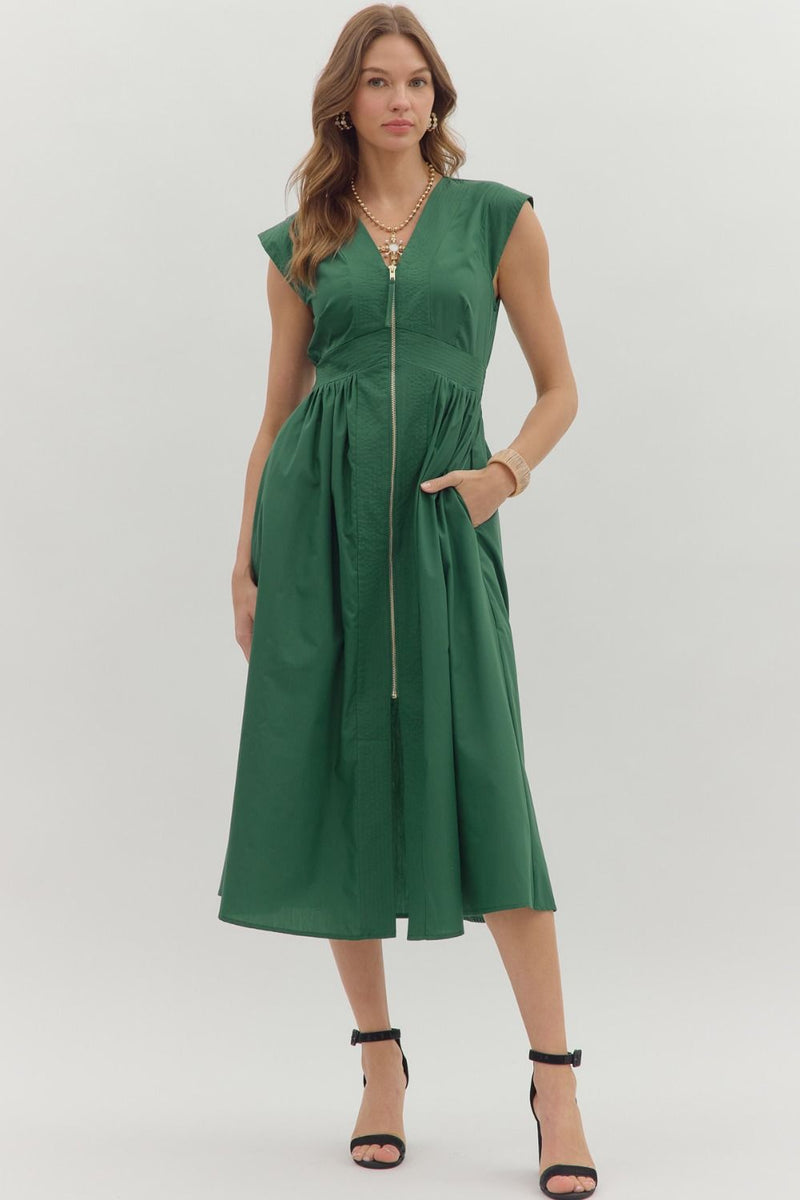Modern Grace Midi Dress-200 Dresses/Jumpsuits/Rompers-entro-Coastal Bloom Boutique, find the trendiest versions of the popular styles and looks Located in Indialantic, FL