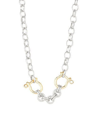 Equestrian Link Statement Necklace
