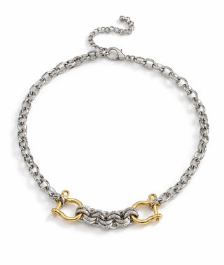 Equestrian Link Statement Necklace
