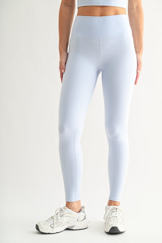 Essential High-Rise Leggings - Halogen Blue
