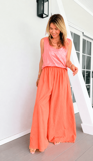 Eternal Sunshine Palazzo Pants - Orange
